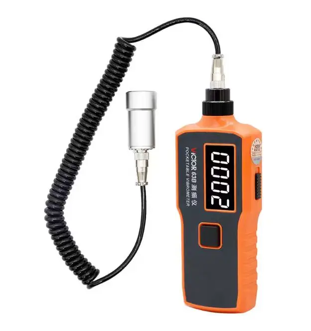new  VC63B High Accuracy Handheld Vibrometer Vibration Meter with IP67 Protection and 1 Year Warranty