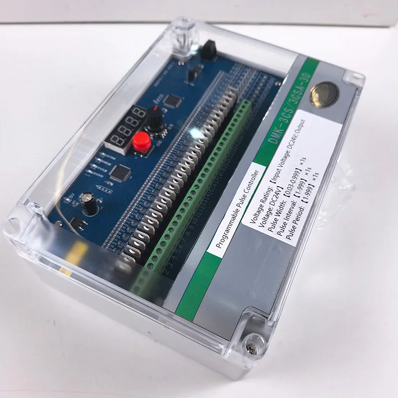 Detalle 3 de Electroválvula Programmable Pulse Jet Controller DMK‑3CS Series DC24V 1A Pulse Control Instrument for Baghouse Dust Collector Solenoid Valves Neumática