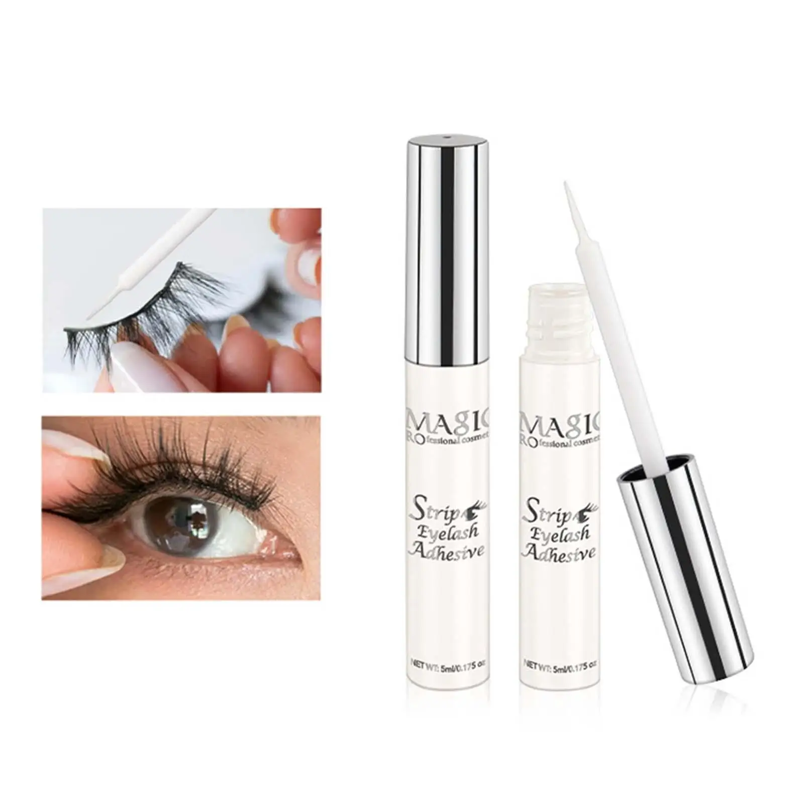 まつげエクステ用接着剤 速乾性 透明接着剤 まつげリフトキットとメイクブラシ用