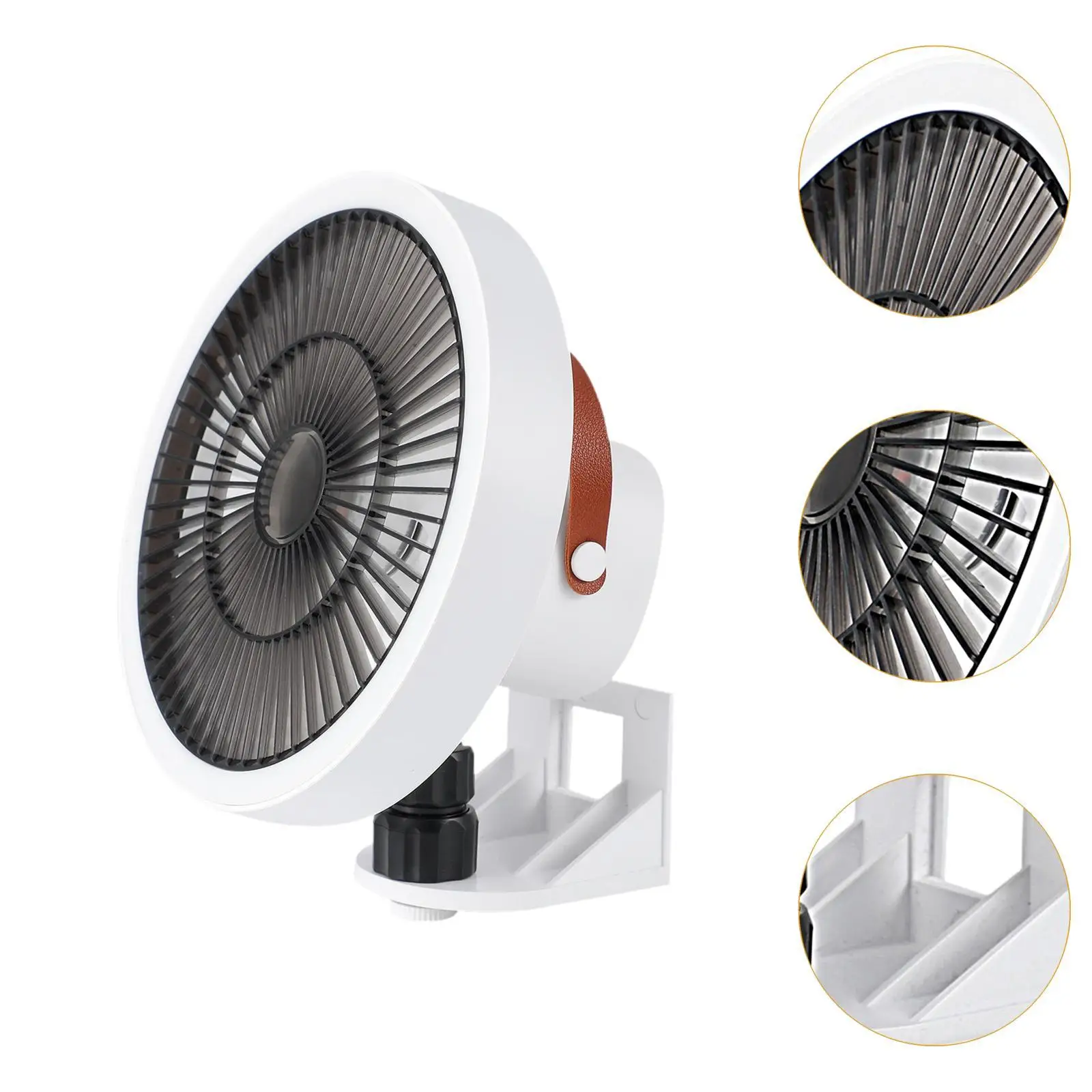 Настенный вентилятор 5 В/2 А, ночник, простая установка 180 °   Потрясающая головка с радиоуправлением для кухонного рабочего стола в помещении, гаражное основание
