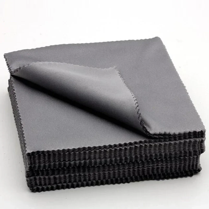 10/20 pcs/lot Black Microfiber Sunglasses Eyeglasses Cleaning Cloth 13*13cm Glasses Eyewear Clean Lens Cloth Accessories image 2