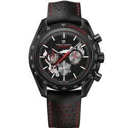 PAGANI DESIGN-reloj analógico de cuarzo para hombre, nuevo accesorio de pulsera resistente al agua con cronógrafo AR, cristal de zafiro, vk63, 2023