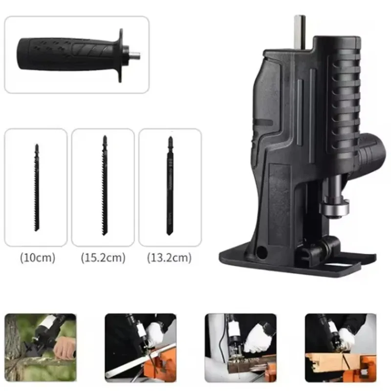 Screwdriver Conversion Head Electric Drill to Reciprocating Saw Adapter Multifunctional Household Wood Cutting Tool