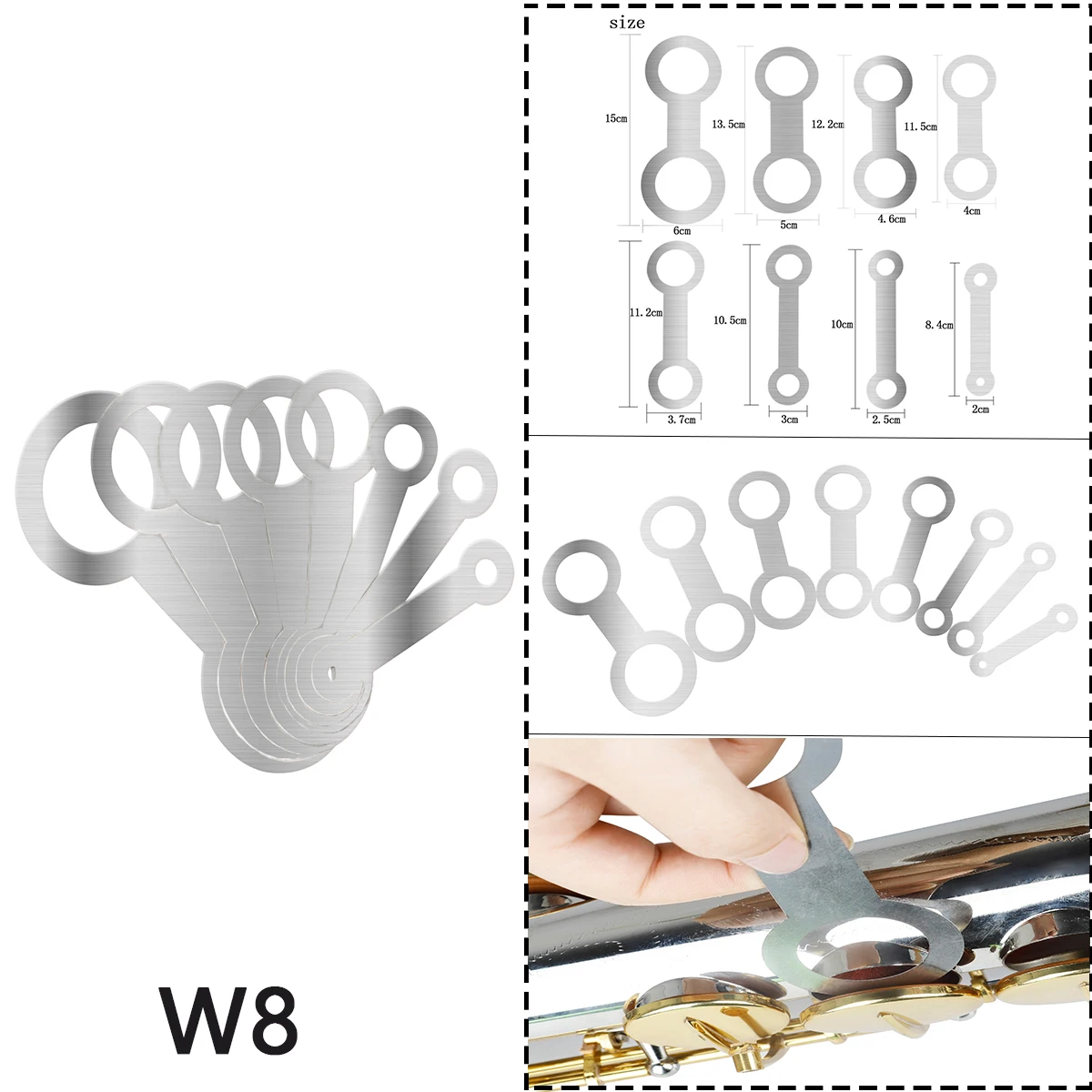 Reparaturwerkzeugteile für Holzblasinstrumente für Saxophon/Klarinette/Oboe/Flöte/Trompete, verschiedene Stile verfügbare Holzblasinstrumente – Detail 5