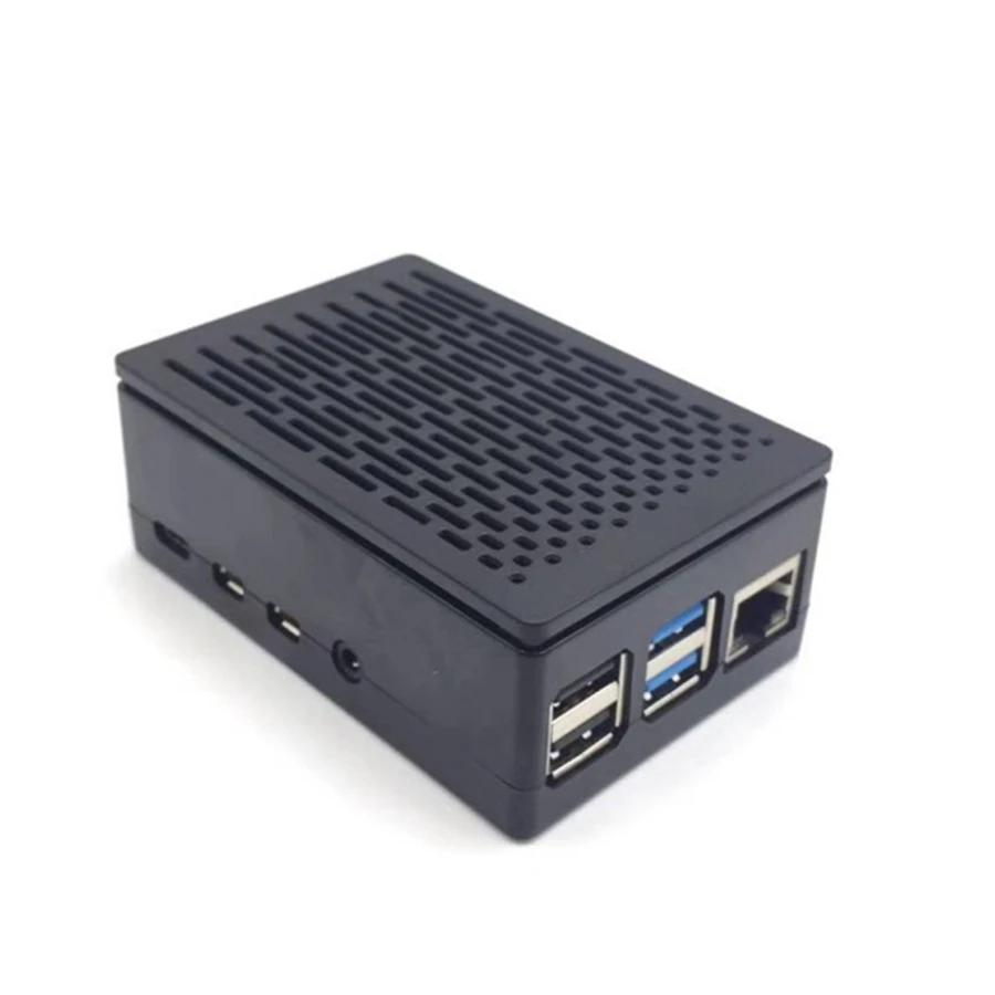 Per Raspberry Pi 4 Case Shell Box Enclosure Installable Cool Fan custodia per dissipatore di calore in alluminio per Raspberry Pi 4B