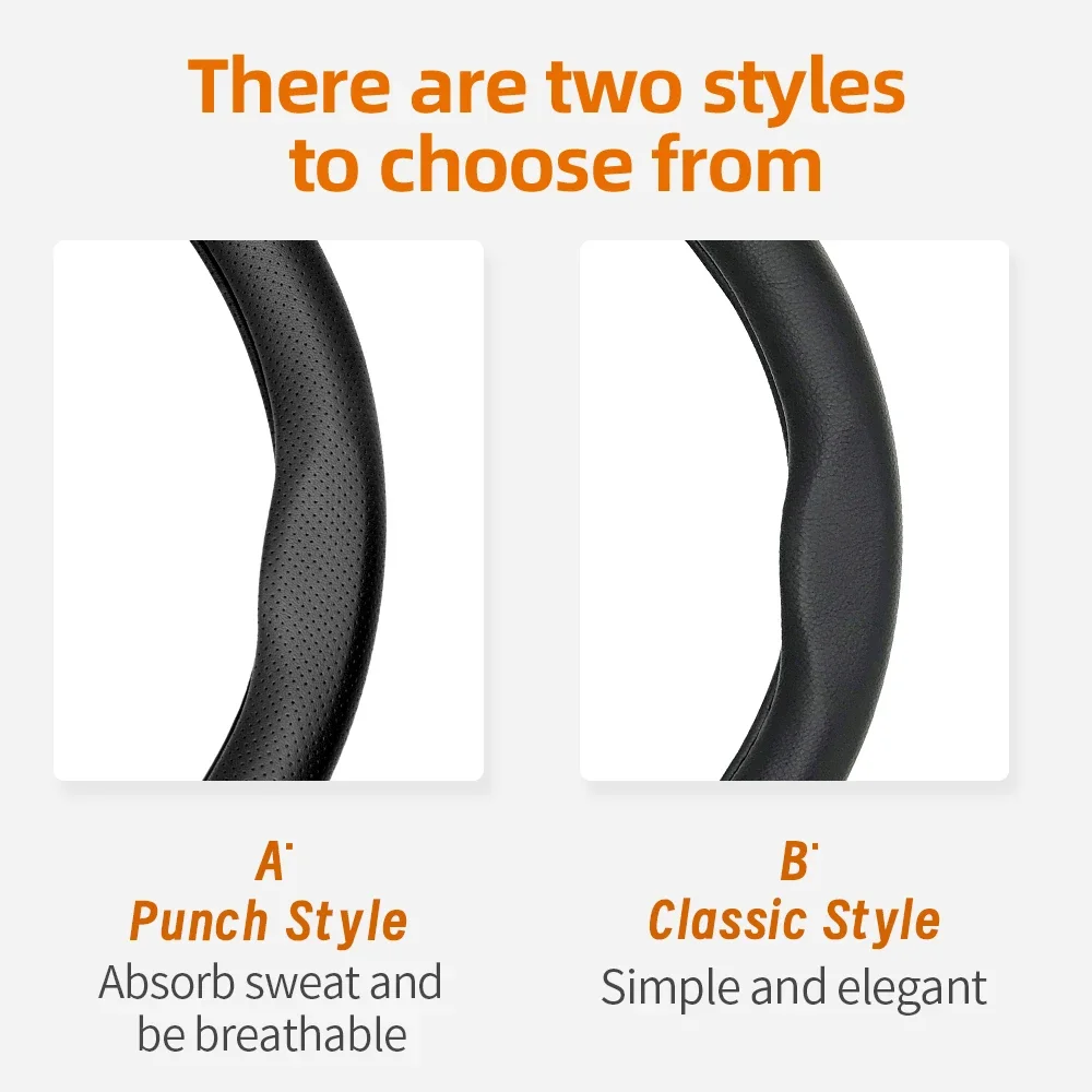 الجلود غطاء عجلة توجيه سيارة ل LYNK & CO 01 02 Z20 06 09 08 2021 - 2023 2024 2025 2026 توجيه يغطي الملحقات الداخلية