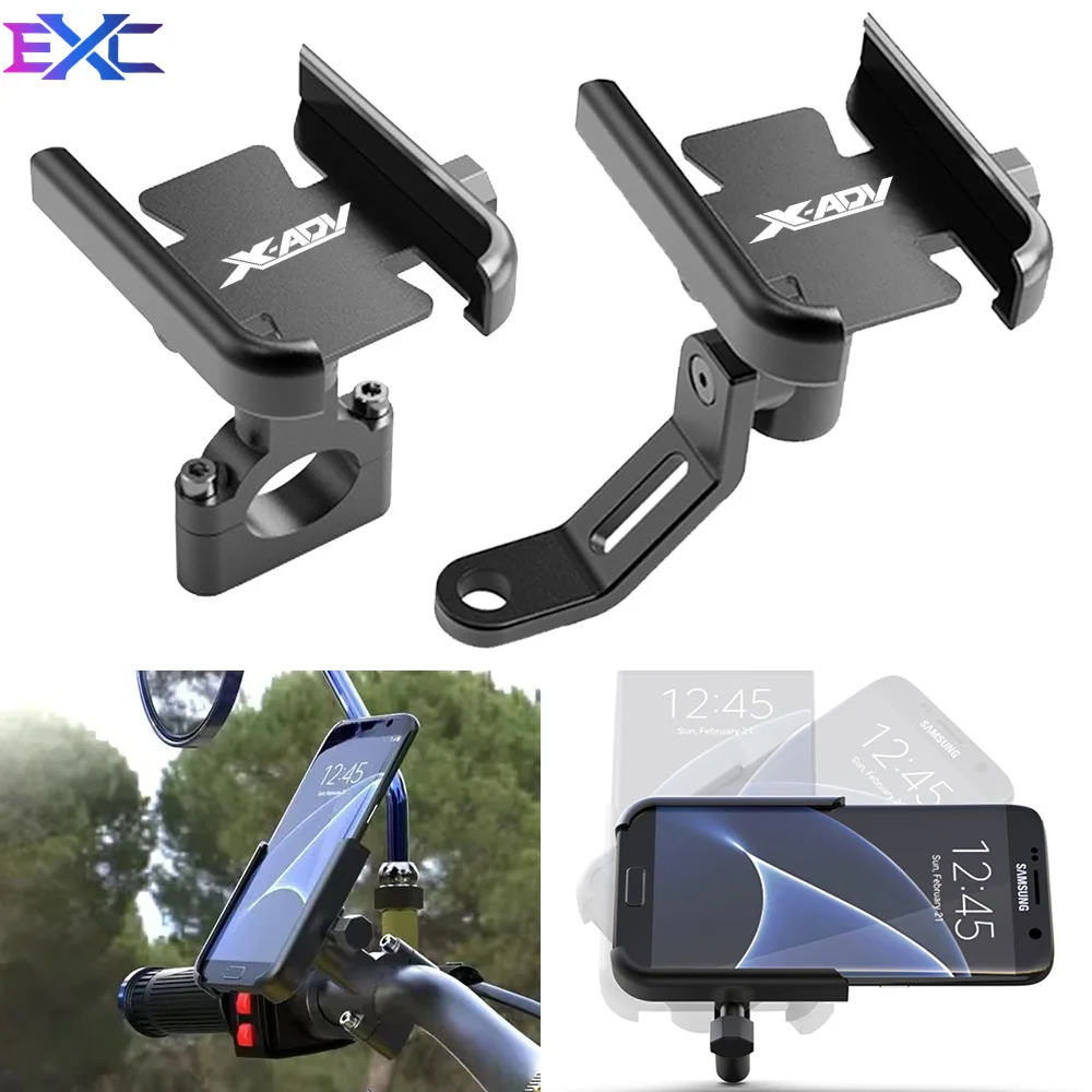 

For Honda XADV 750 X-ADV X ADV 750 XADV750 X-ADV750 Motorcycle Aluminum Bicycle Mobile Phone Holder Handlebar GPS Stand Bracket