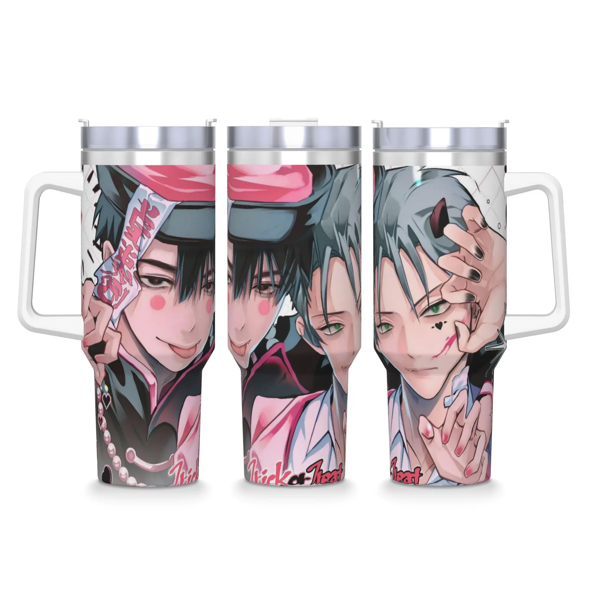 40OZ Stainless Steel Tumbler Aliens Stages Anime Thermal Cups  Insulated Hot Drinks Mugs Cup Travel Water Bottle