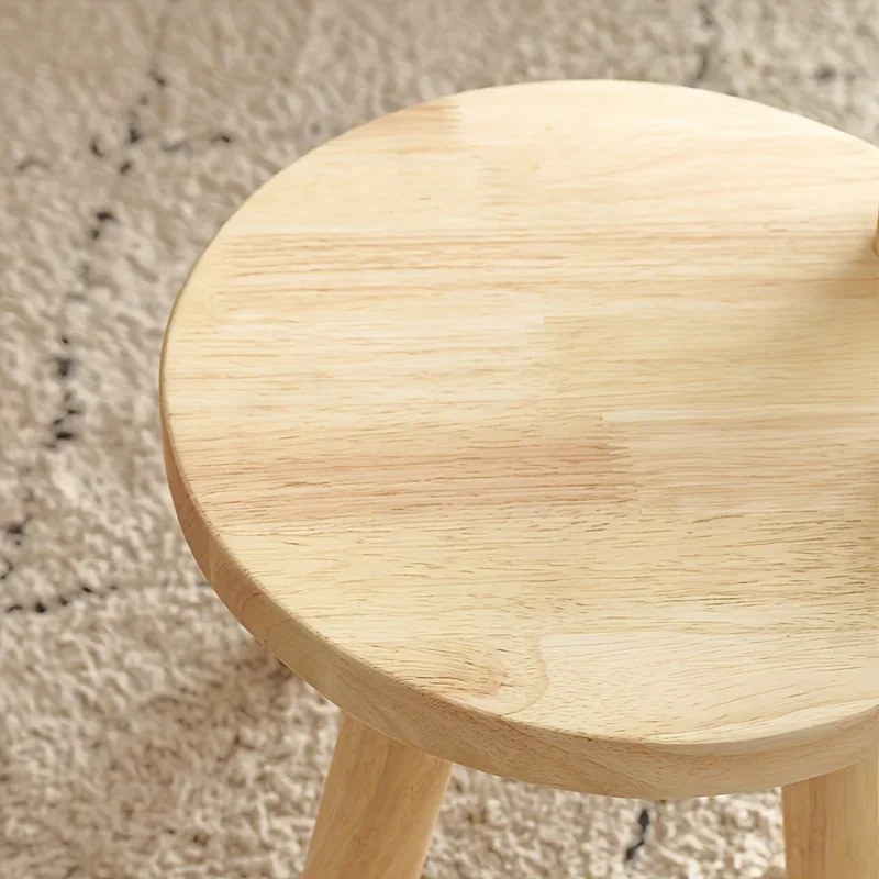 Creative Small Board Stool, Cute Rabbit Ears Solid Wood Small Stool, Decorative Stool children chair