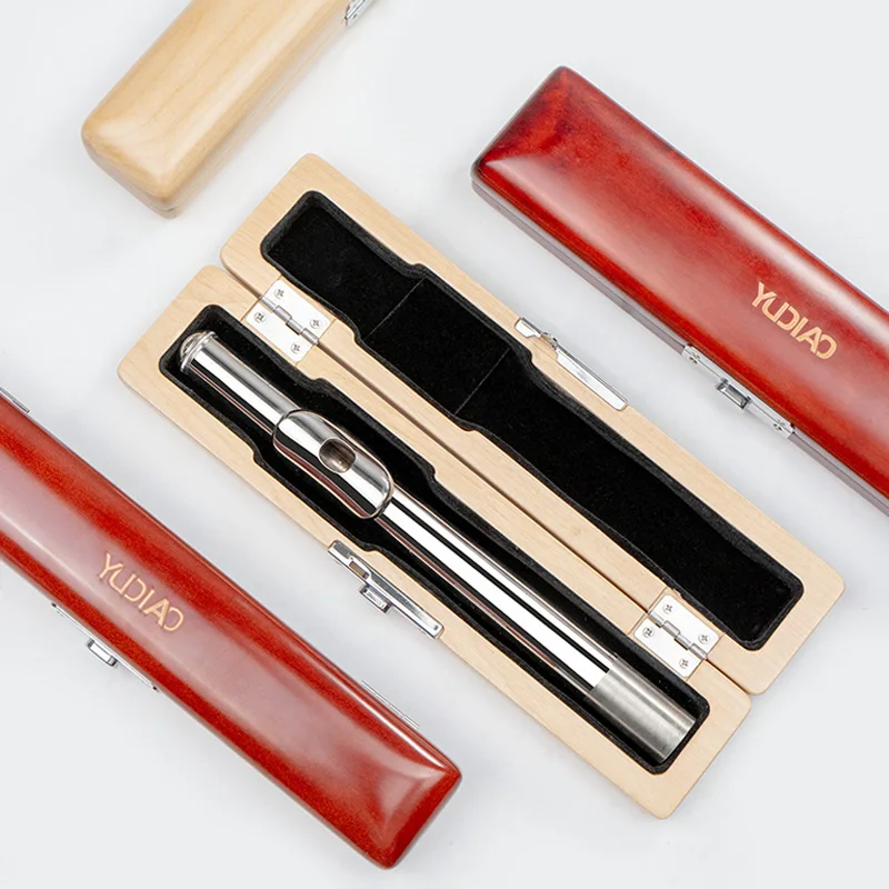 

Feather-Toned 16-Hole 17-Hole Flute Wooden Box Metal Flute Box Storage Box Ebony Flute Box Musical Instrument Solid Wood Box