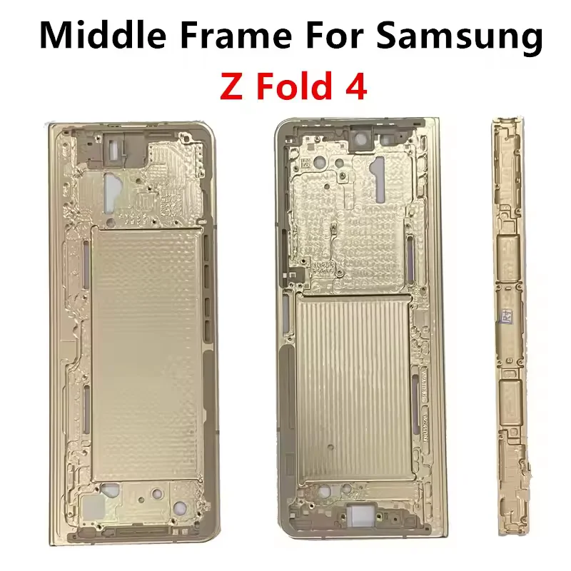 OEM Fold4 For Samsung Galaxy Z Fold 4 F936 Middle Frame Housing Board LCD Faceplate Bezel Replace Repair Parts