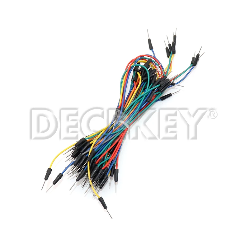 65pcs Breadboard Wires/Jumper Wires/Connector Wires/Lead Wires Breadboard Jumper Cables Male To Male Diy Electronic Kit