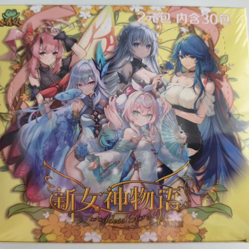 신상 여신 이야기 TCG 부스터 박스 NS-2 무샤 챕터 애니메이션 소녀 컬렉션 카드 1 PR 카드 포함 팬들을 위한 고급 선물