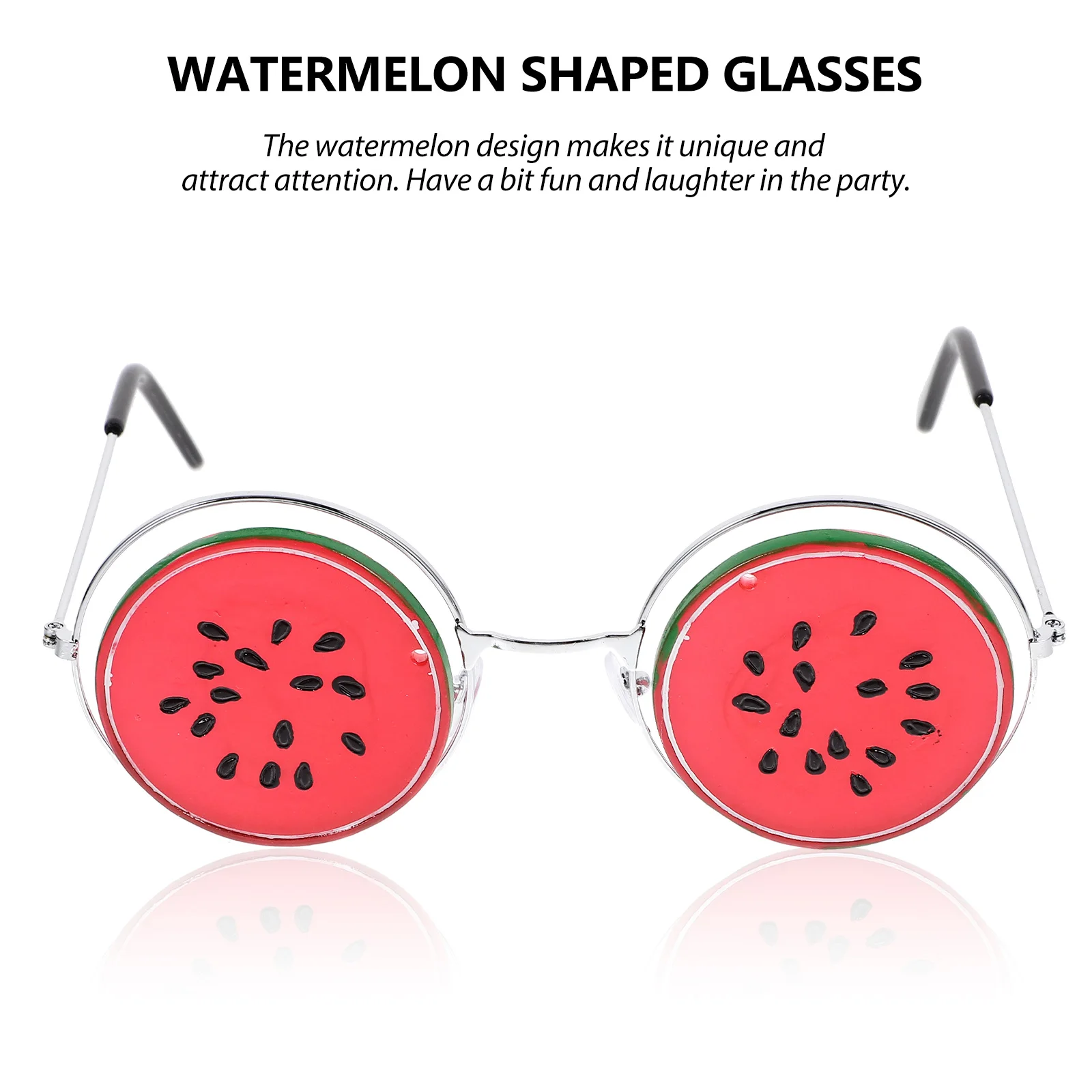 

2Pcs Watermelon Glasses Funny Wedding Dress Party Eyeglasses Child Lightweight Durable Stylish Accessories Photo Props Not Easy
