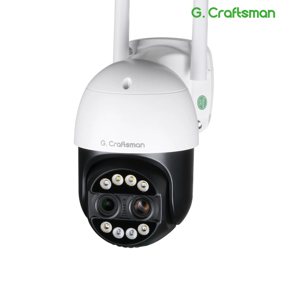 artesao sistema de seguranca de vigilancia por video cctv sem fio 2k dual lens wifi 4mp 8x zoom ptz gcc2 g 01