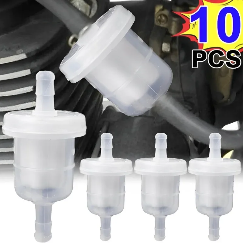 Motorcycle Fuel Filter Gasoline Gas Oil 110/125/150/175/200 Engine for Car Scooter Dirt Bike ATV Fuel Petrol Filters Accessories