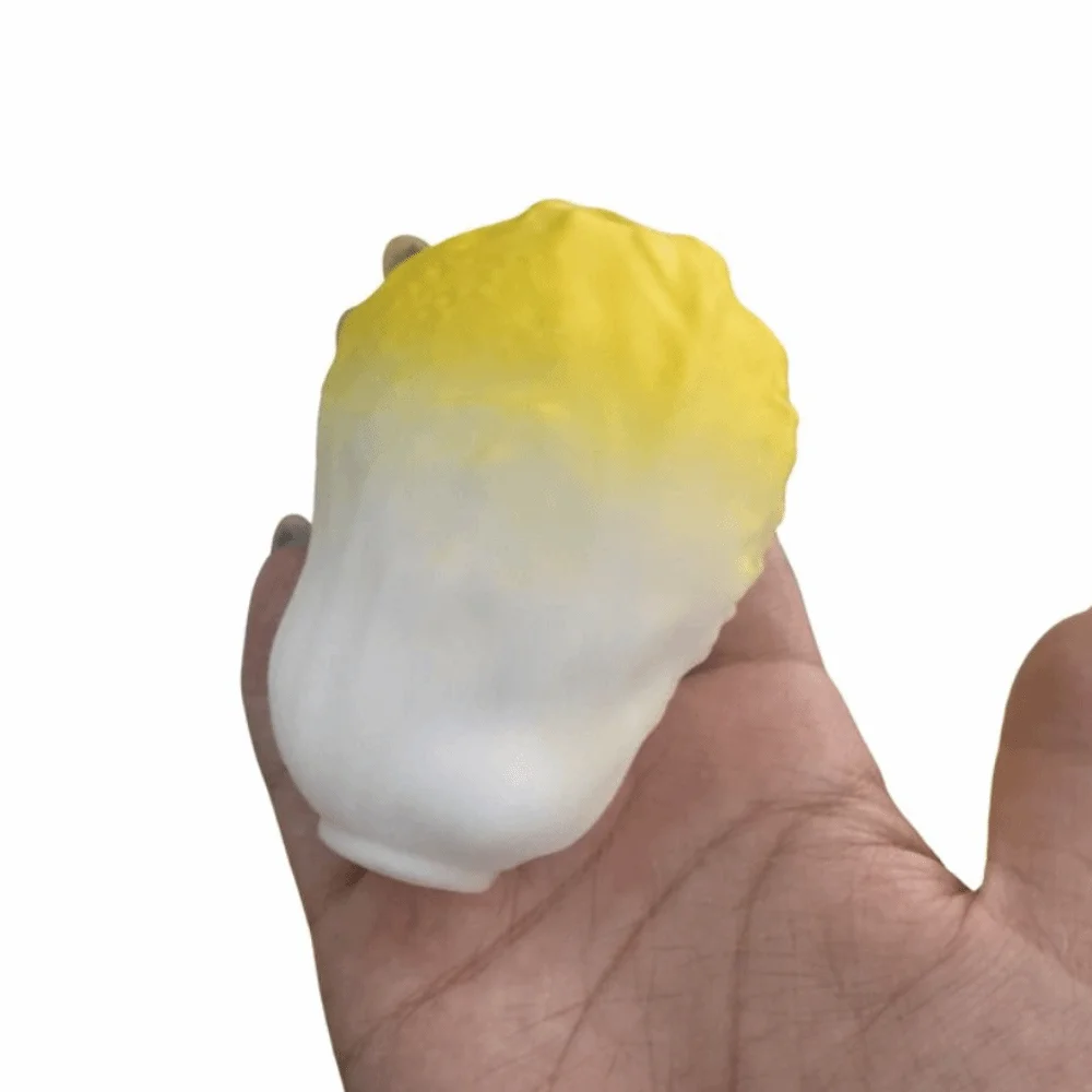 Novelty Caramel Cabbage Squeeze Crispy Sound Fun Release Vegetable Fidget Pinching Food Shaped Simulation Squishy Adults