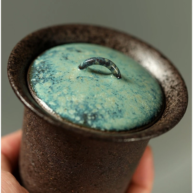 Handmade cover bowl teacup, handmade main bubble dish, cover cup