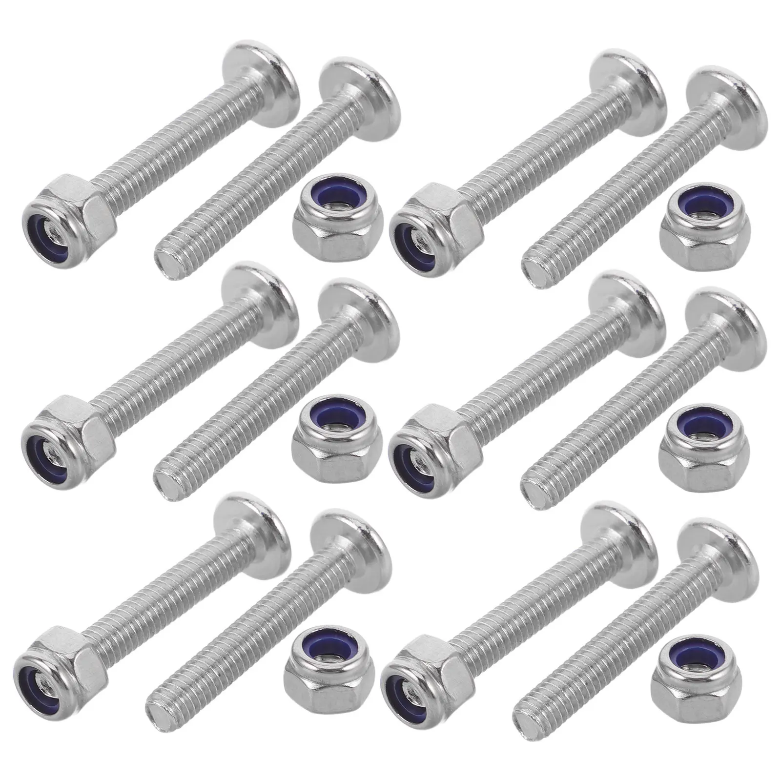 

12Sets Foosball Table Screws Bolts M4x25mm Metal Nuts Replacement Parts Table Football Hardware Maintenance Repair Kit