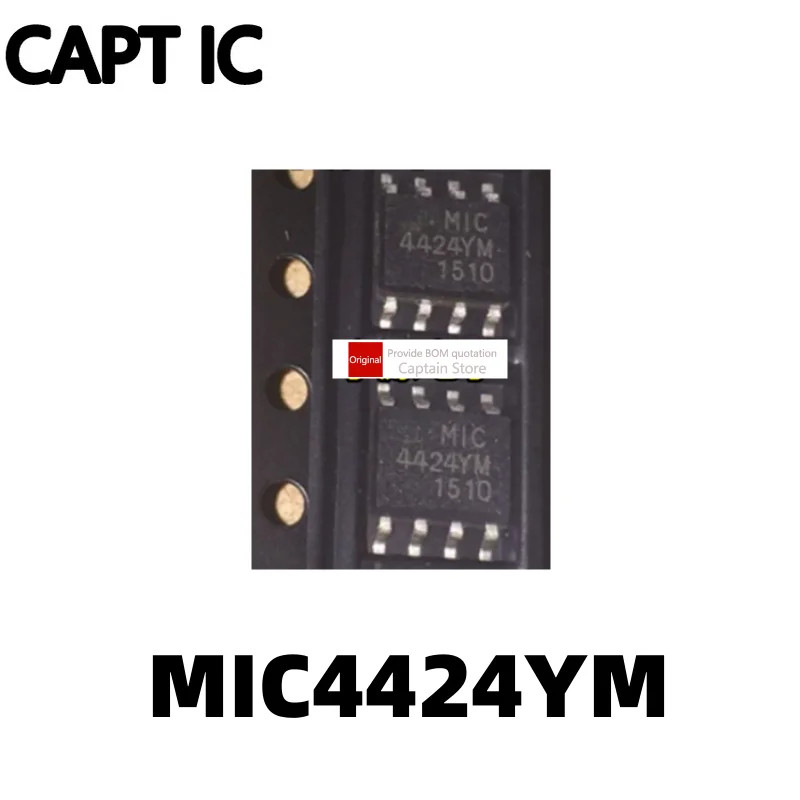 5PCS MIC4424 MIC4424YM 4424YM SMD SOP8 Power Management Chip