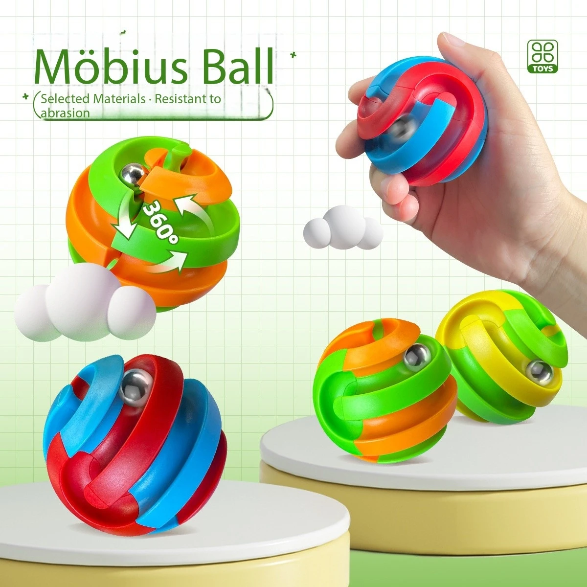 

Игрушка-шарик Orbit, вращающаяся игрушка Fidget Cubes Top, подарки для снятия стресса и творческие игрушки для декомпрессии, игры-головоломки для детей, игрушки