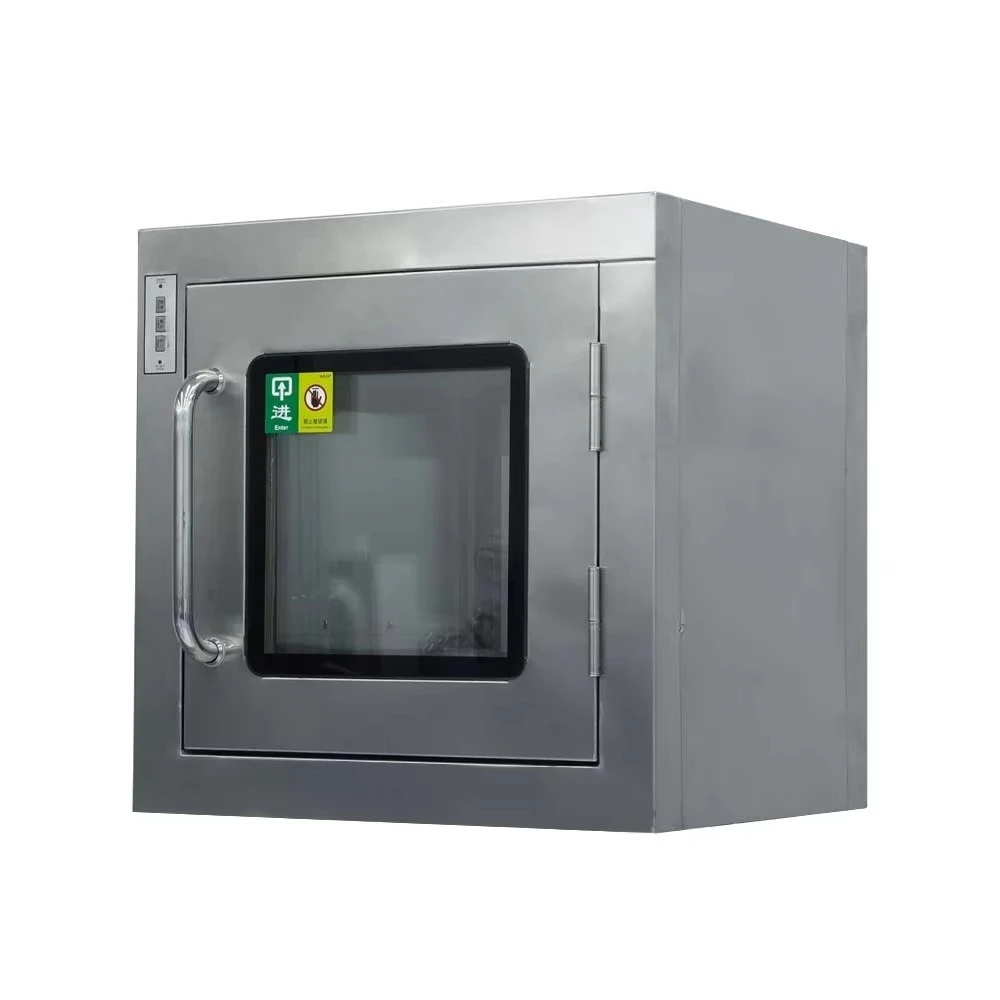 Customizable Modular Stainless Steel High Efficiency HEPA Filter Dust-Free Automatic Doors Stationary Pass Box for New - view 2