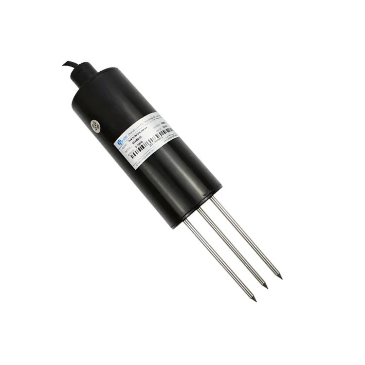 Soil temperature moisture sensor 4-20ma RS485 Output 3 Way Soil Conductivity EC Salinity Sensor Probe