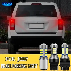 2x 3157 P27/7W T25 3457 Led Brake Light Tail Stop Bulb Reverse Lights Backup Rear Fog Diode Lamp 12v For Jeep Patriot 2007~2017