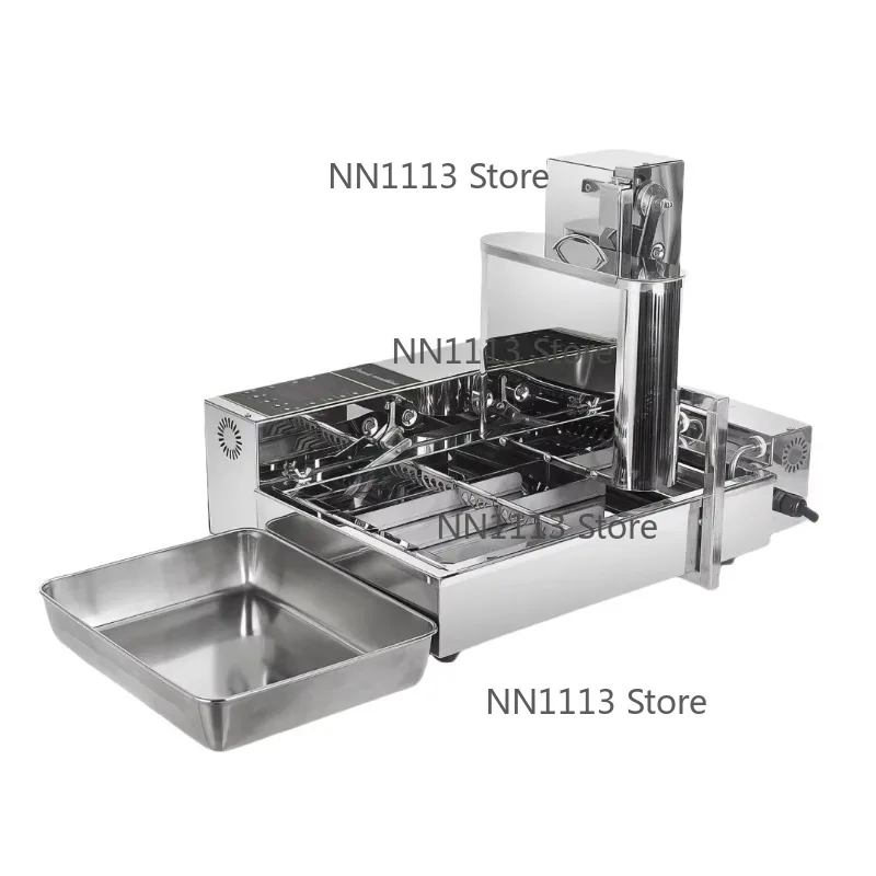 

Discount Bonanza Commercial Mochi Maker Small Oil-Efficient Electric Auto 4-Row Donut Making Machine