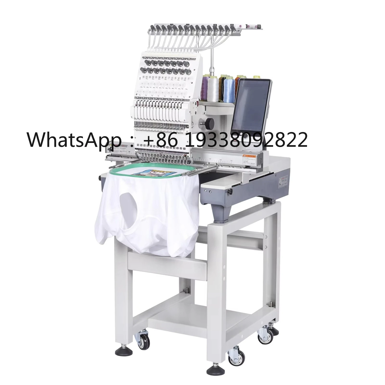 

2026-ingle Head Multi Needles Automatic Computerized Embroidery Machine for Hat Cap t Shirt