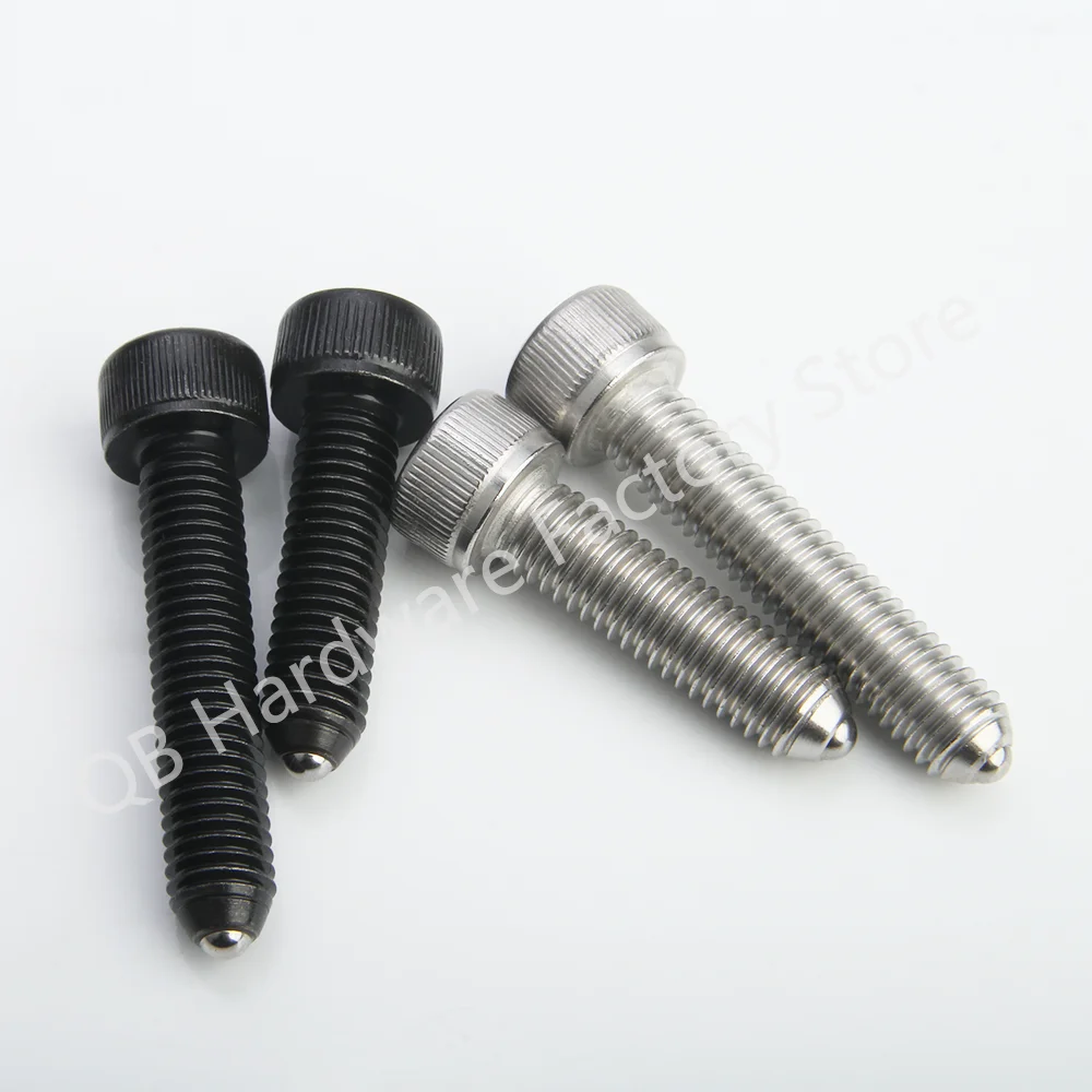 QB416 Steel/Stainless Steel Ball Plunger Spring Plunger With Ball Hexagon Socket Head Cap Screw For Locating