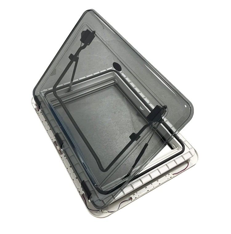 

Aluminum Alloy RV Roof Window Camper Van Caravan Sunroof Top Skylight With Opening Function