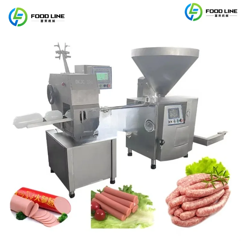Customized Mechanical Maquina Embutidora Salchicha Automatic Italian Meat Sausage Stuffer Twist Filler