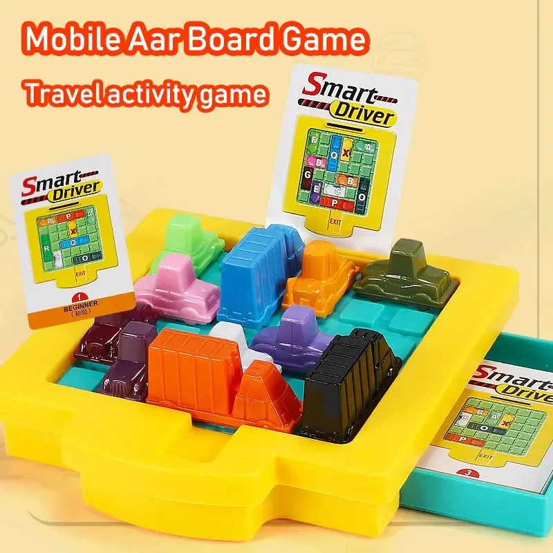Traffic Jam Logic Game, Car Parking Puzzle, Educational Desk Toy, Brain-Boosting Fun Activity, Ideal Gift for Kids