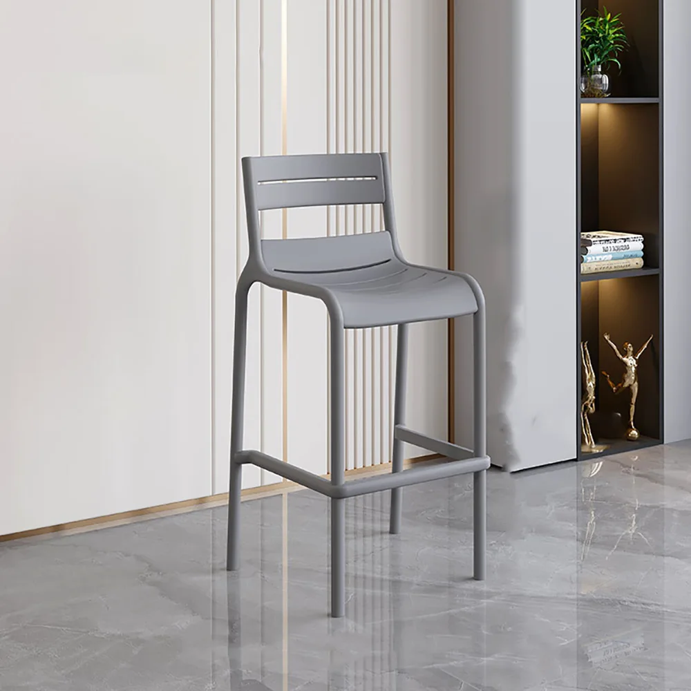 

Luxury Aesthetic Bar Chairs Delicacy Modern Simple Nordic Bar Stools Comfortable Fashion Taburetes De Bar Commercial Furniture