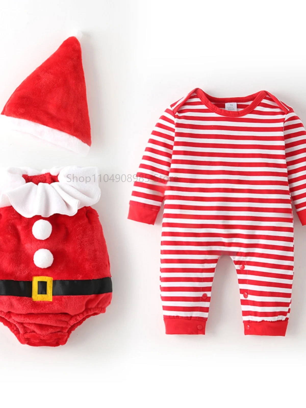

Children's Christmas Clothes For Baby Cartoon Romper For Newborns New Year Costume Baby Christmas Jumpsuit