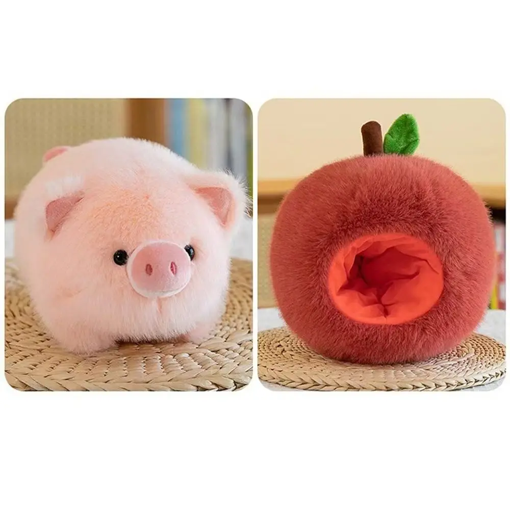 Volare creativo che mangia maialino mela maiale 26/36 cm cuscino animale per ragazze