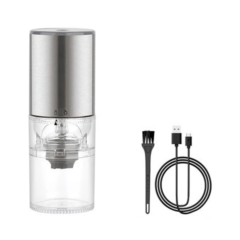 

Hot Portable Coffee Grinder Electric USB Rechargeable Coffee Beans Grinding Automatic Bean Grinder For Kitchen Home