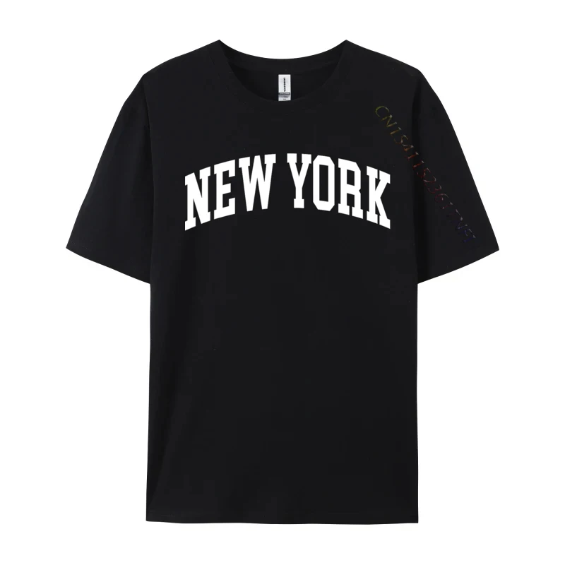 

New York NYC Throwback Design Classic Street Top T-Shirts For Men Personalized Plain Tops Shirts 2024 Normal Tee Shirt Cotton