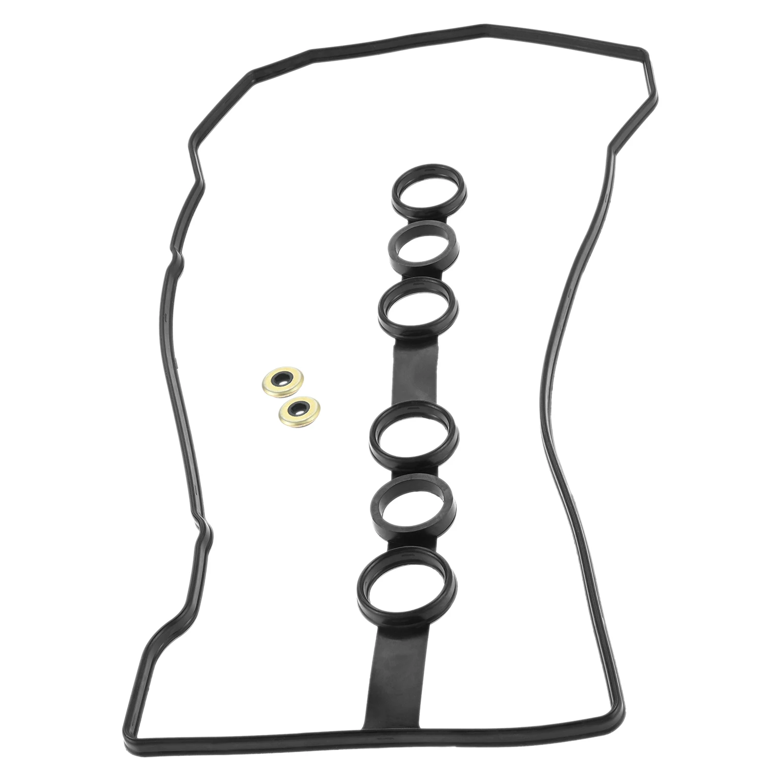 

1set Bonnet Gasket with Grommets Valve Cover Gasket VS50542R 0361568 for Chevrolet Prizm, Pontiac Vibe, Toyota Celica/Corolla