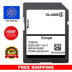 Genuine for Toyota Yaris/RAV4/Prius TNS510 Satellite Navigation SAT NAV SD Card PZ445-SW333-0V V2 With Free Anti Fog Flim