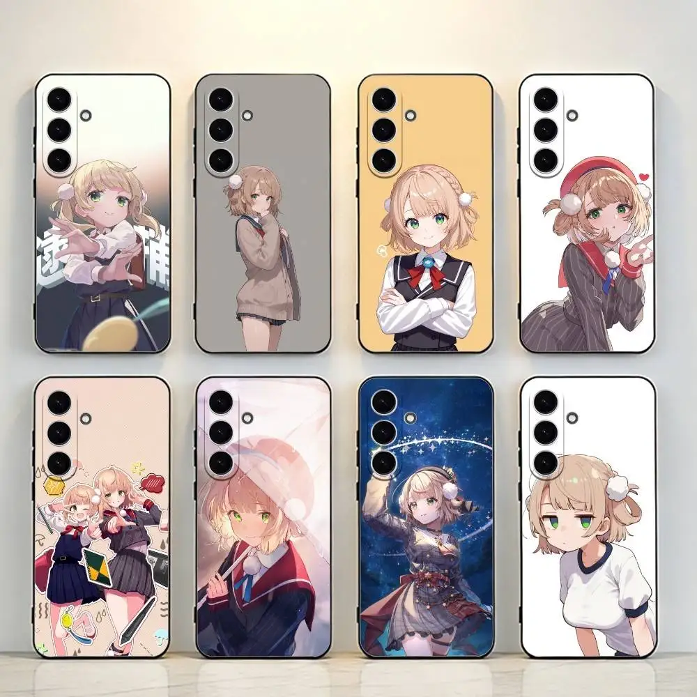 

Ui S-Shigure Cute Phone Case For Samsung Galaxy A73,A72,A71,A70,A53,A52,A51,Others Soft Black Shell ll