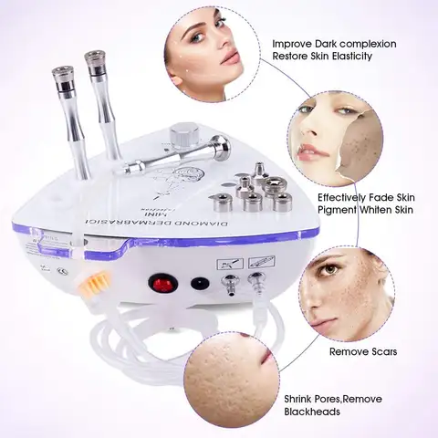 9 i 1 ansiktshydramaskin hydrodermabrasion vattenpeeling åtstramande hudblekning djuprengörande H2O2 syrebubbelapparat 9 best sales dermabrasion - №9