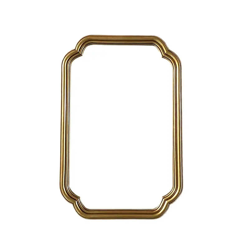 Simple American Double Basin Bathroom Mirror Hotel Wall Mounted Decorative Dresser Makeup Mirror for Bathroom Wall Mounting