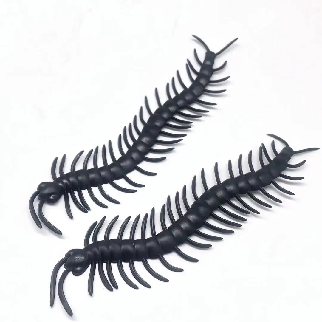 10 pz Parodia di interazione Giocattolo Super Grande Realistico Falso Centipede Giocattolo Scherzo Divertente Regalo Della Novità per Halloween Scherzi Spaventosi Giocattoli
