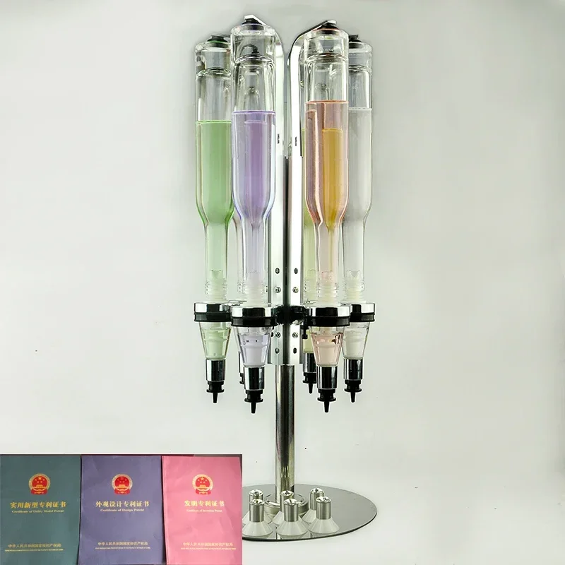 Desktop Manual Perfume Dispenser Liquid Bottle Filling Machines Machine Quantitative Machine Oil Filling Perfume Display Cabinet