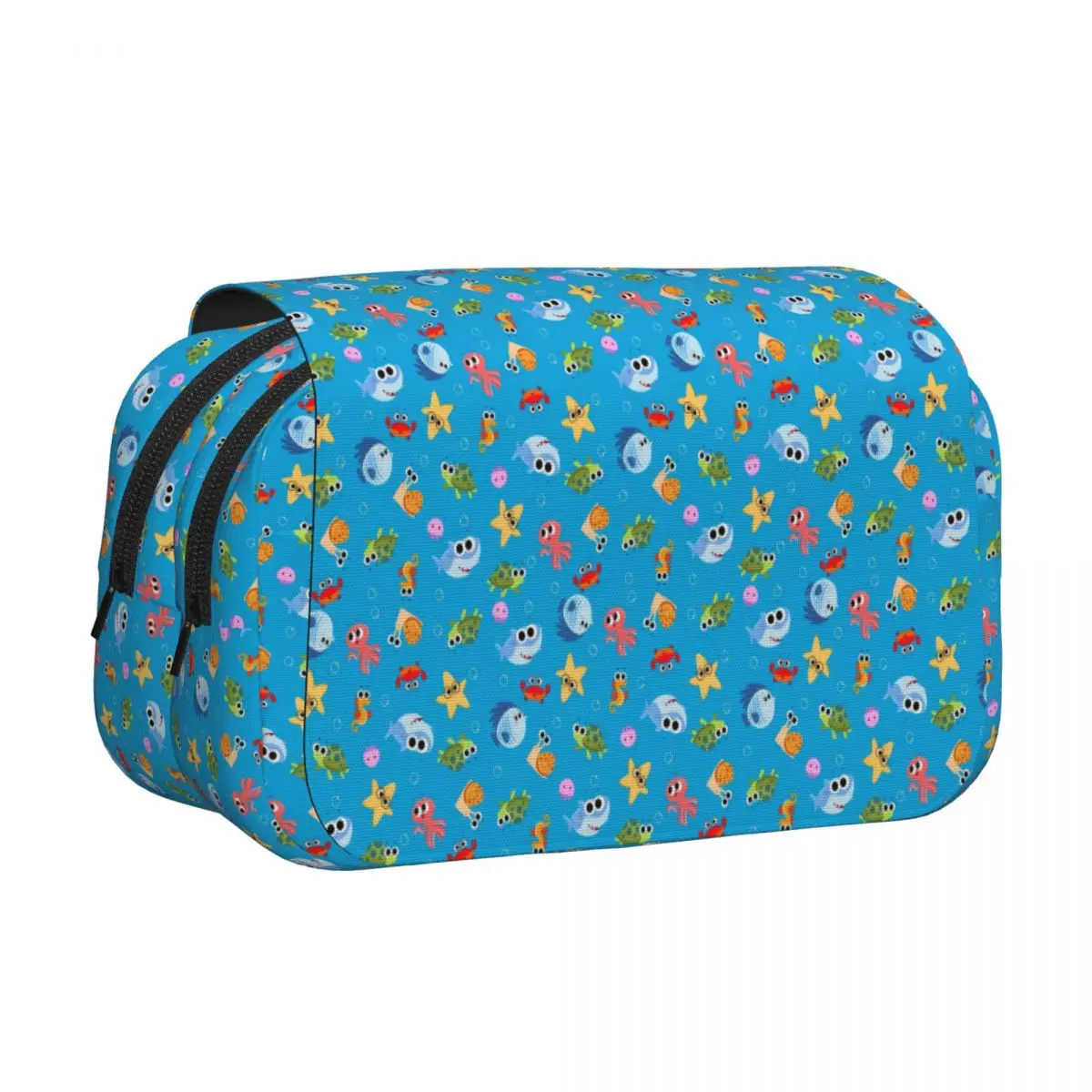 Finny The Shark Pencil Cases Pencil Pouch Hard Shell Leather Big Capacity Pen Box Pencil Bag for Kids School