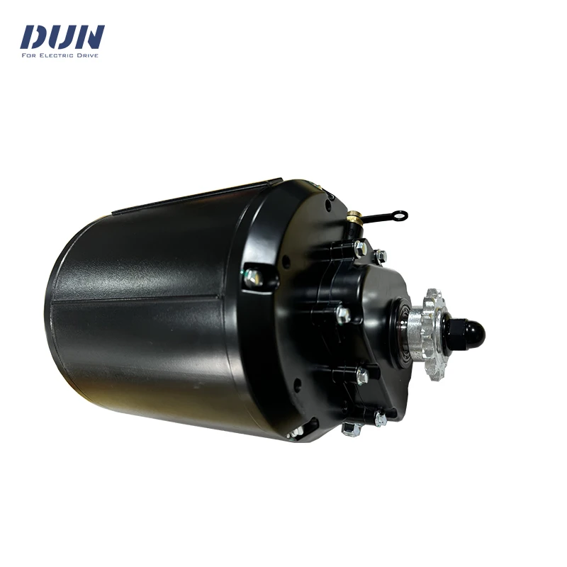 Liquid Cooled QS138 90H 4000W V3 PMSM Motor With Reduction Gears Box with Fardriver ND72680 Controller & One-lin DKD Display kit - view 6