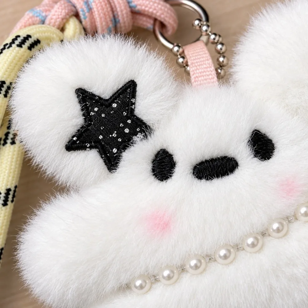 Versatile Doll Cartoon Rabbit Keychain Portable Creative Bag Pendant Cute Lucky Keyring Handbag Accessory