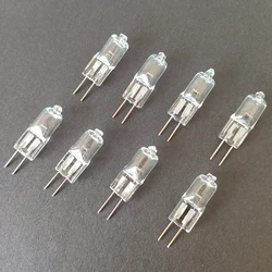 10PCS 2PCS G4 6V Halogen Lamp Bulb Beads 5W 10W 15W 20W 25W 30W Optical Microscope Searchlight Flashlight